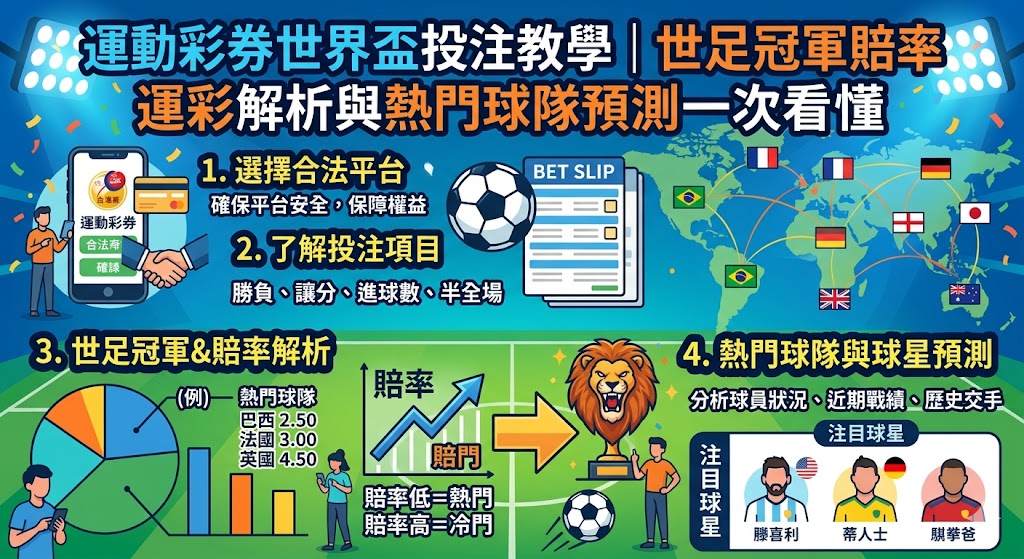 世足運動彩怎麼下注更穩？2026世界盃外圍賽賠率分析與投注攻略公開